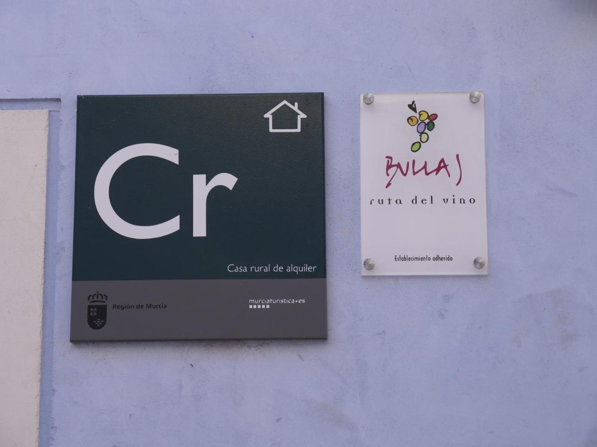 Casa Rural Ortega Rubio Cehegin Bagian luar foto